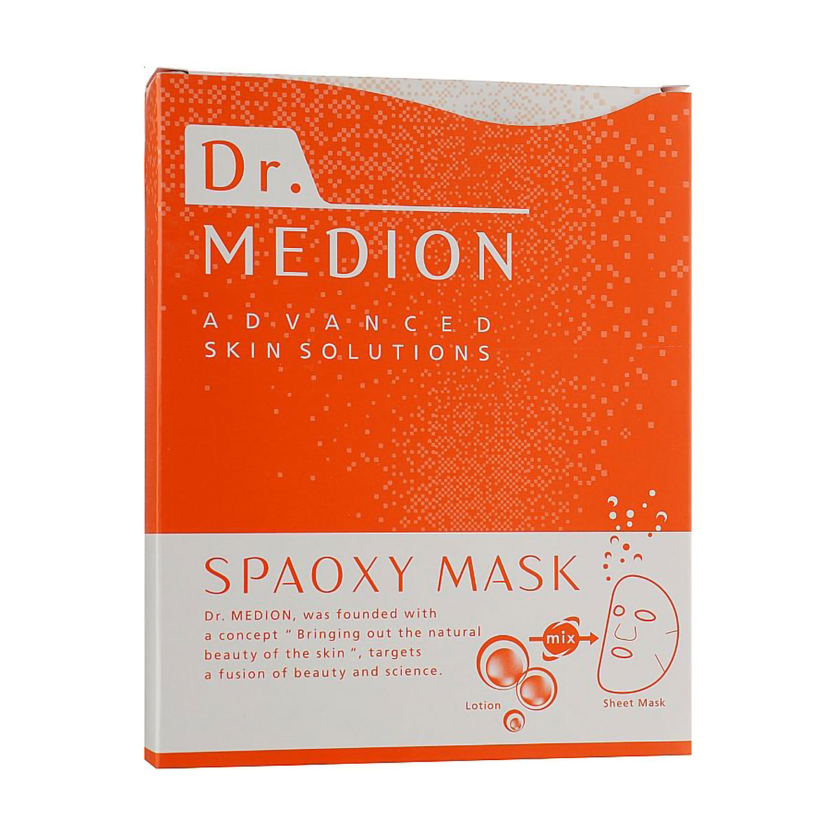 Тканинна маска для обличчя Dr. Medion Spaoxy CO2 Sheet Mask, 3 шт