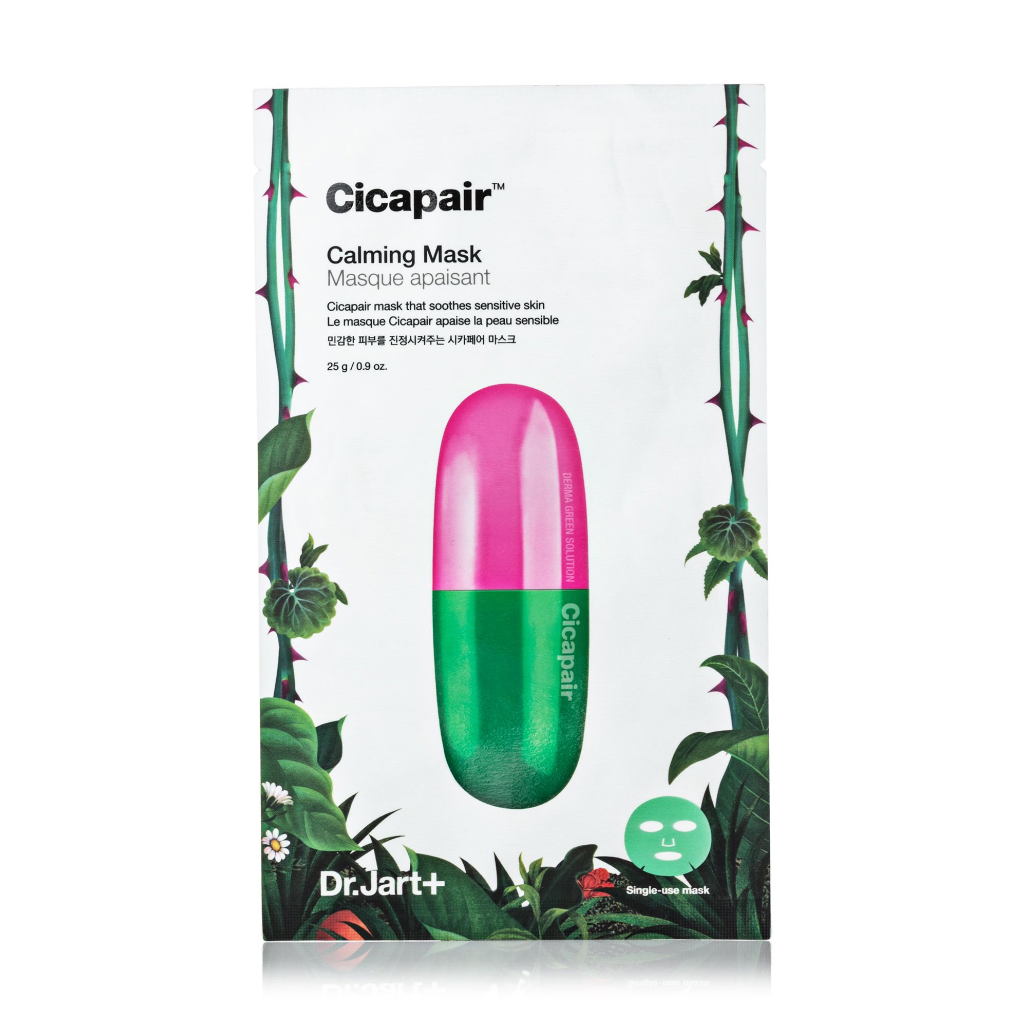 Заспокійлива тканинна маска для обличчя Dr. Jart+ Cicapair Calming Mask, 25 г